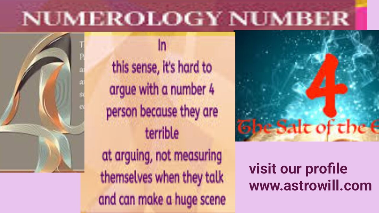 Numerology Life Path number 4